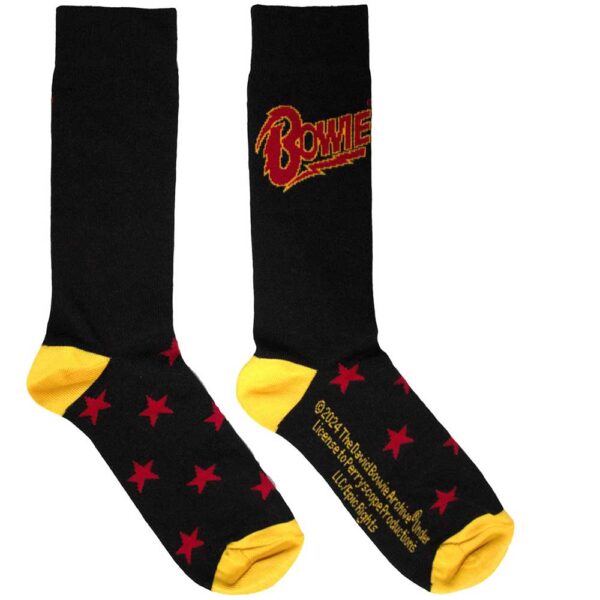 ANKLE SOCKS # UK SIZE 6 - 11 UNISEX BLACK # STARS